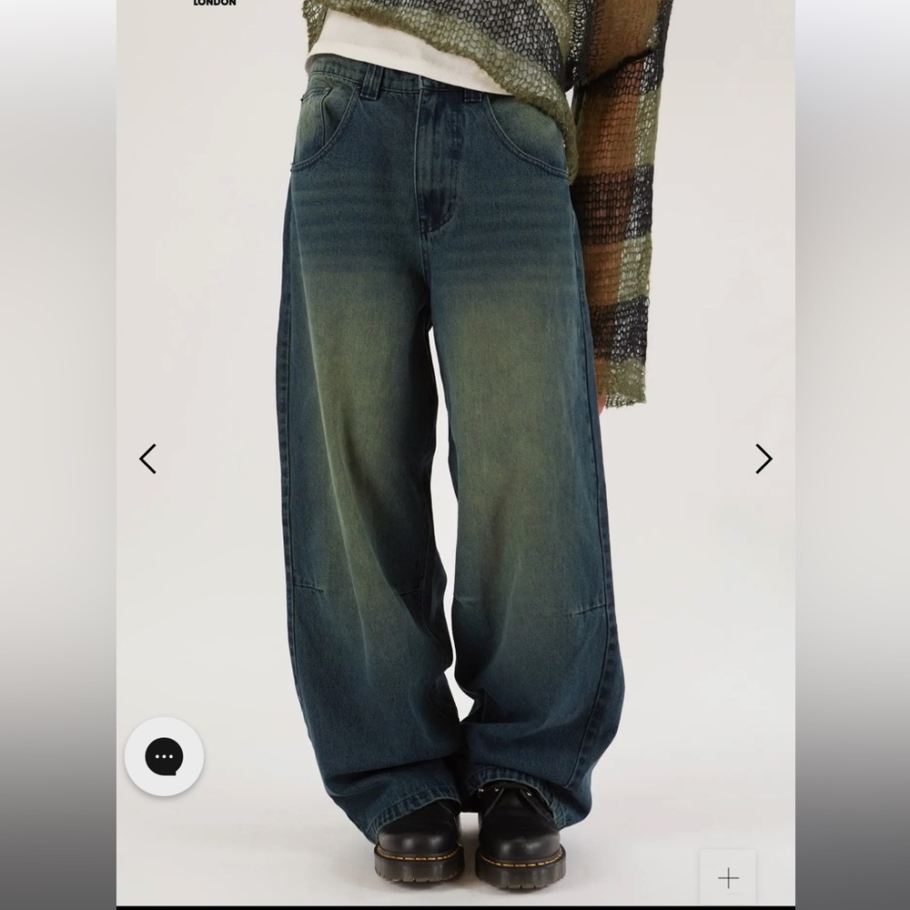 Jaded London SANDBLAST BLUE WASH COLOSSUS FIT JEANS